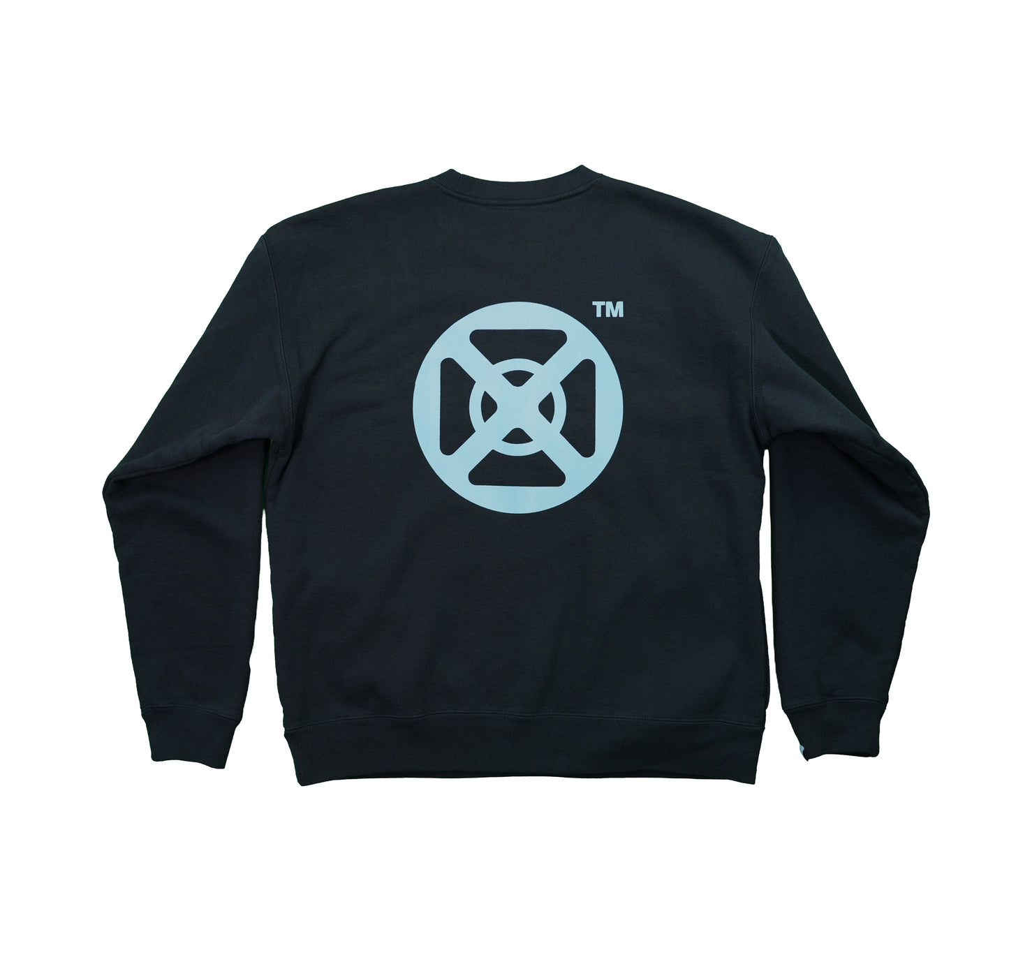 GOD BRIDGE Signature Logo Crewneck Sweatshirt – Black