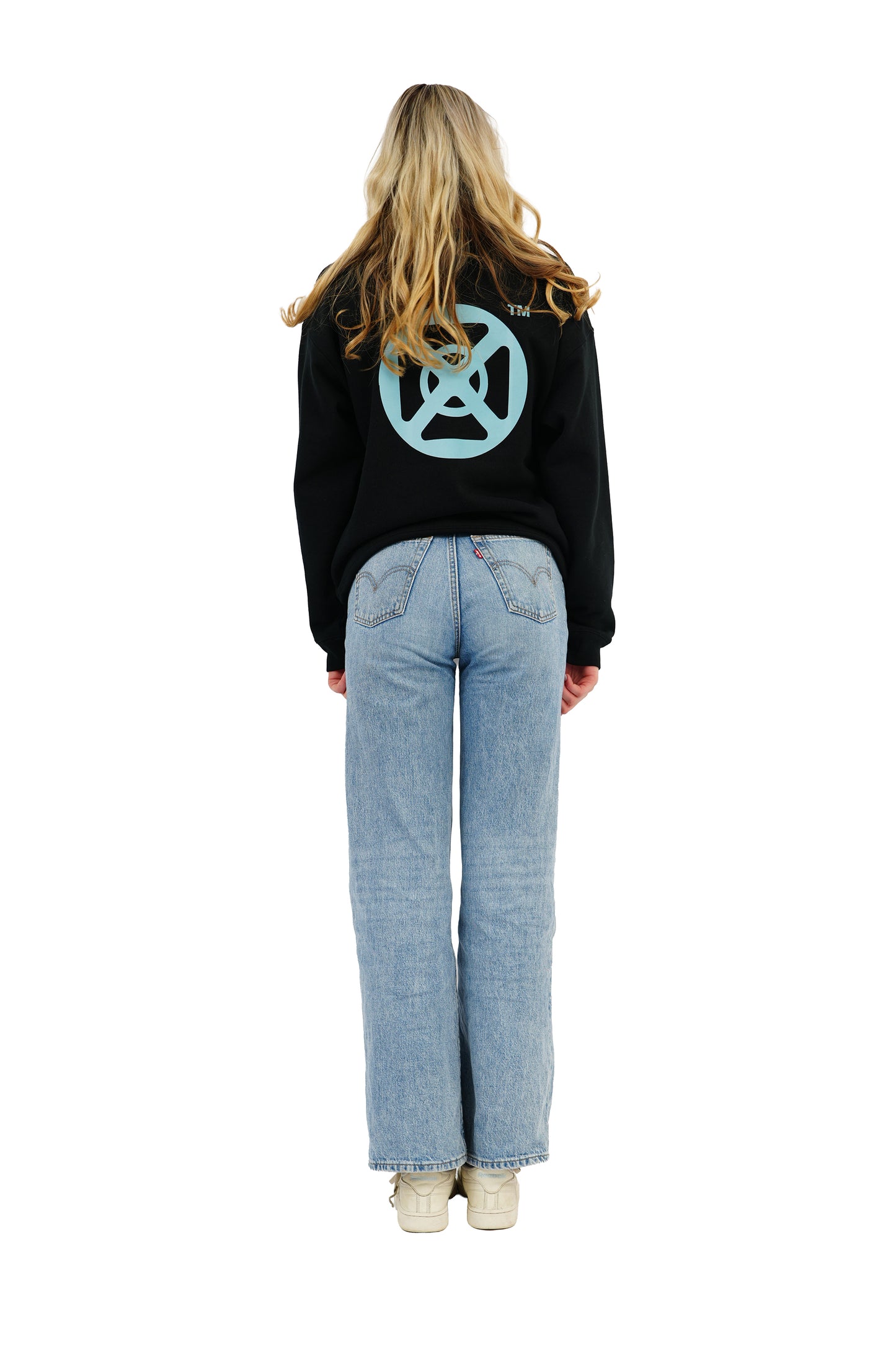 GOD BRIDGE Signature Logo Crewneck Sweatshirt – Black